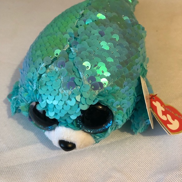 TY Flippables Waves, the Sequined Seal- 865 $8 or 🦋 - Picture 2 of 3